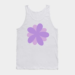 Cute Daisy Flower - digital lavender Tank Top